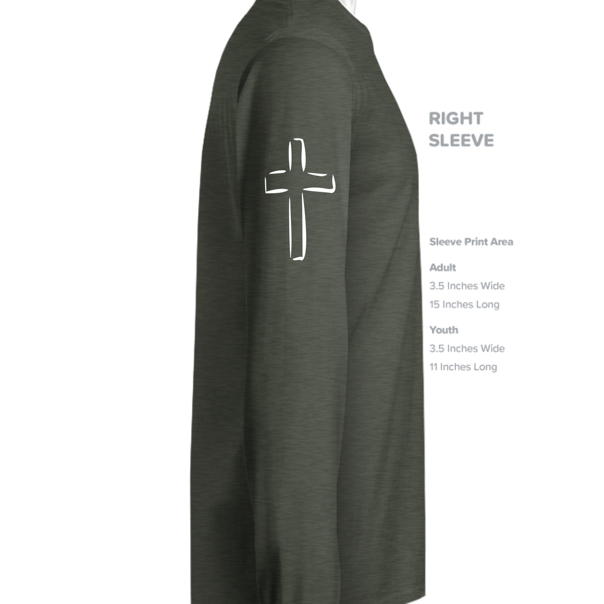 Dark Green Heather - SLEEVE_RIGHT