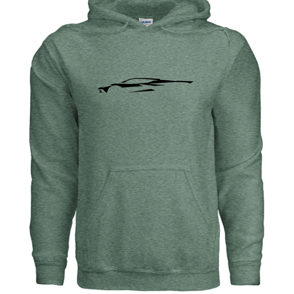 Heather Sport Dark Green - FRONT