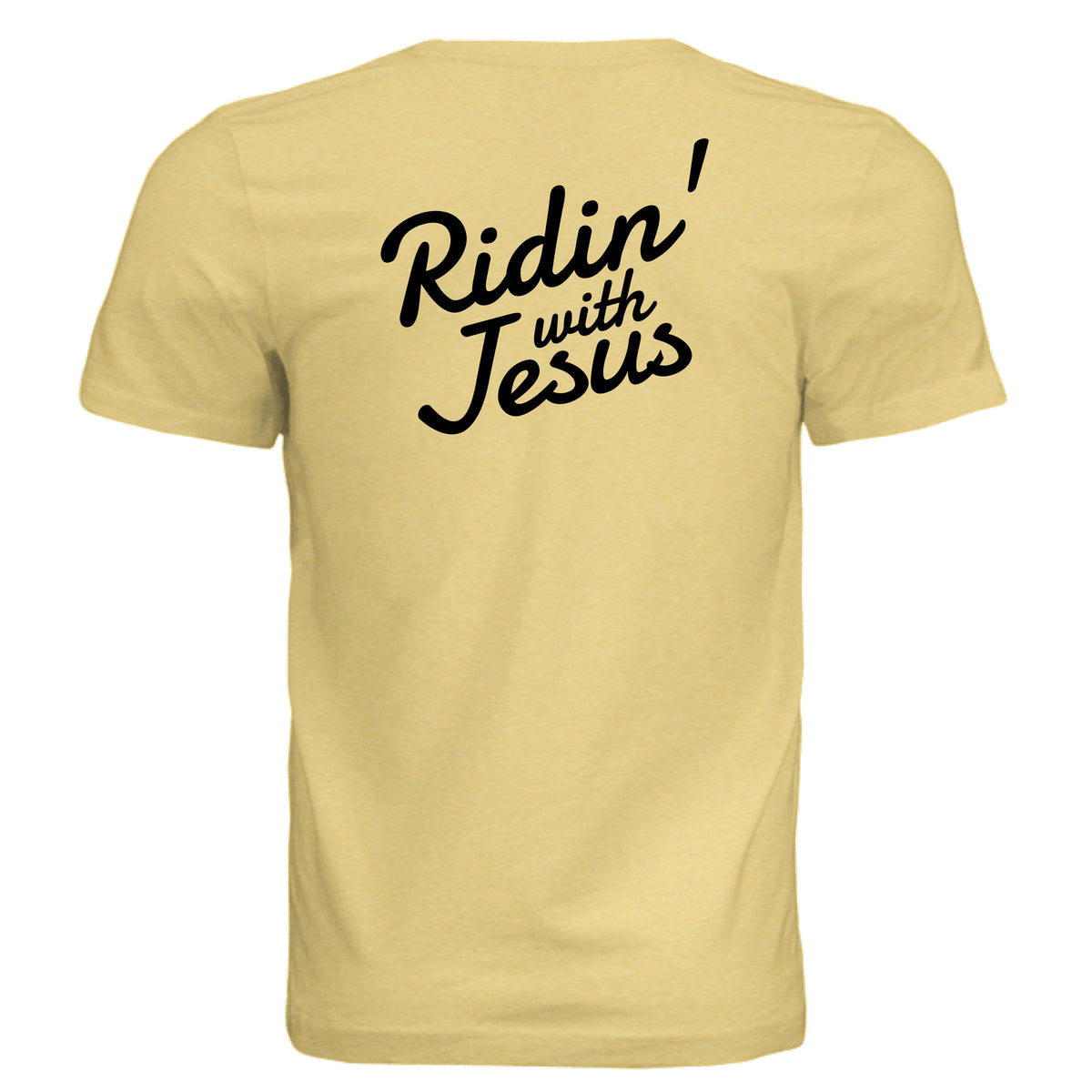 Pale Yellow Triblend - BACK