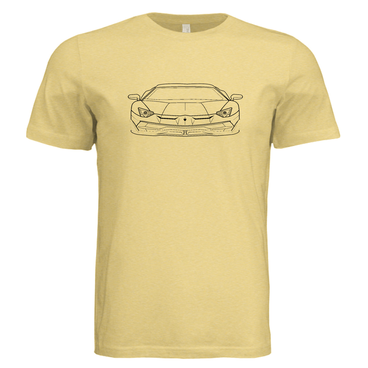 Pale Yellow Triblend - FRONT
