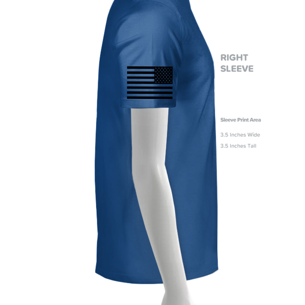 Solid True Royal Triblend - SLEEVE_RIGHT